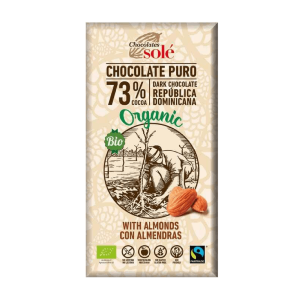 DLRs-07 Sole Ciocolată 73% Cacao migdale