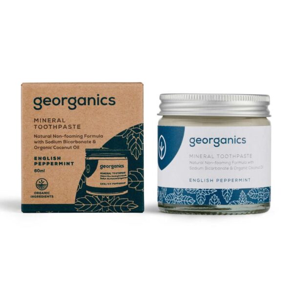 GDNg-14 GeOrganics 60ml Pastă de Dinți Minerala cu English Peppermint(1)